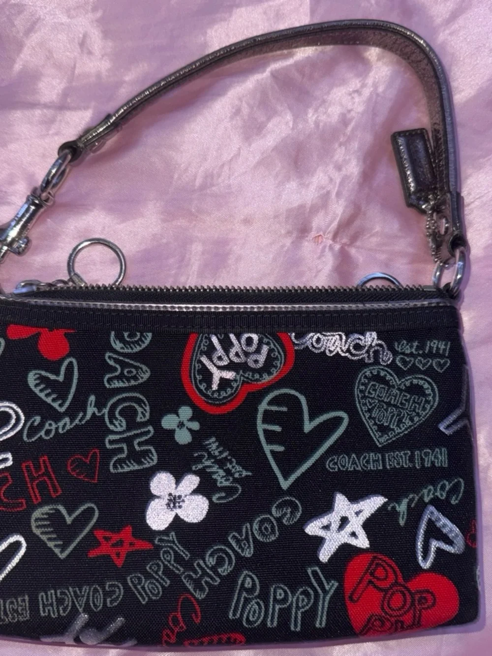Coach mini wristlet